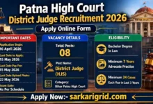 Patna High Court District Judge Recruitment 2026