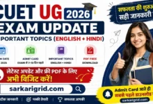 CEUT UG Important Topics English Hindi Pdf Free Download 2026