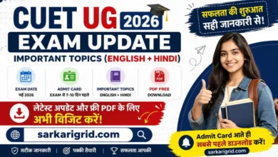 CEUT UG Important Topics English Hindi Pdf Free Download 2026