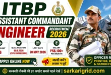 ITBP Assistant Commandant Engineer Recruitment 2026