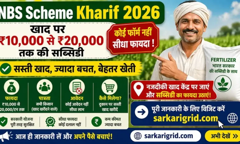NBS Scheme Kharif 2026